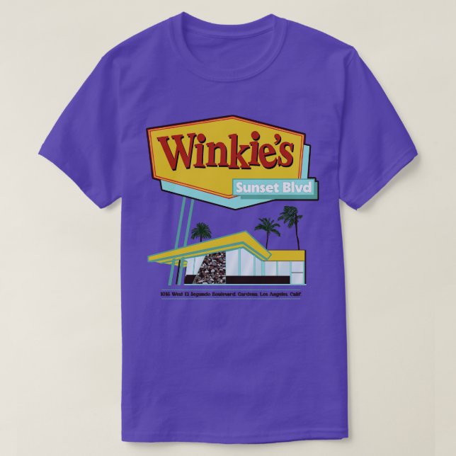 Winkies Restaurant Mulholland Drive T-Shirt (Design Front)