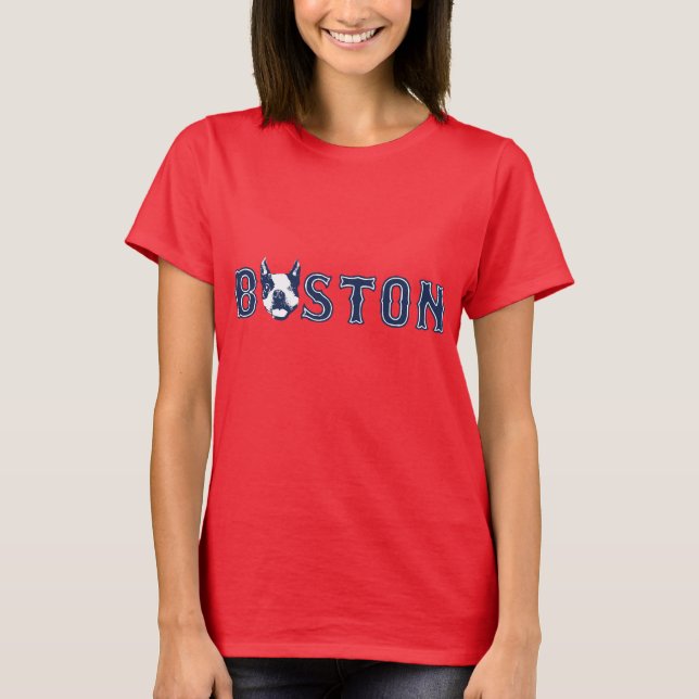 Winking Boston Terrier - Boston T-Shirt (Front)