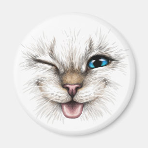Winking Cat Magnet
