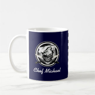 Winking Chef Skull Coffee Mug