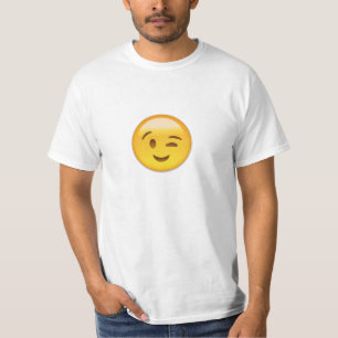 Winking Face Emoij T-Shirt