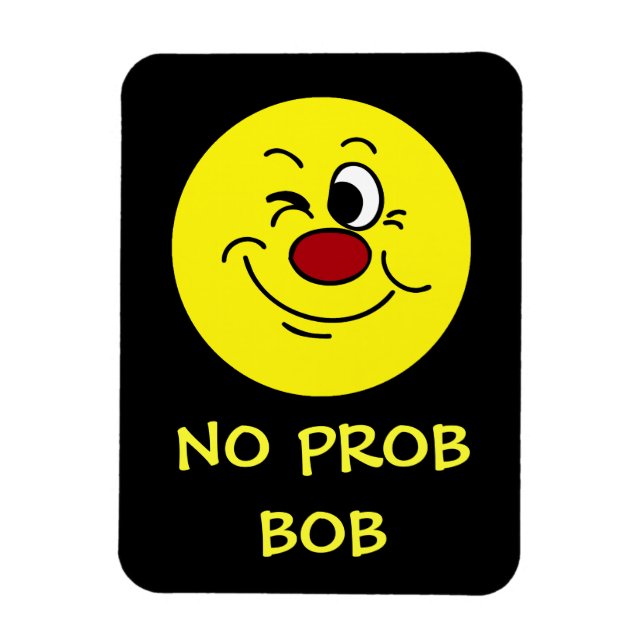 Winking Face Grumpey Magnet (Vertical)