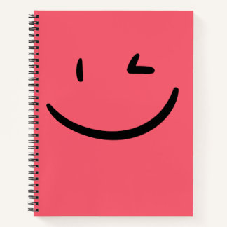 Winking Face Notebook