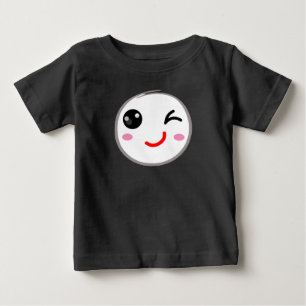 Winking face, Wink smile Baby T-Shirt