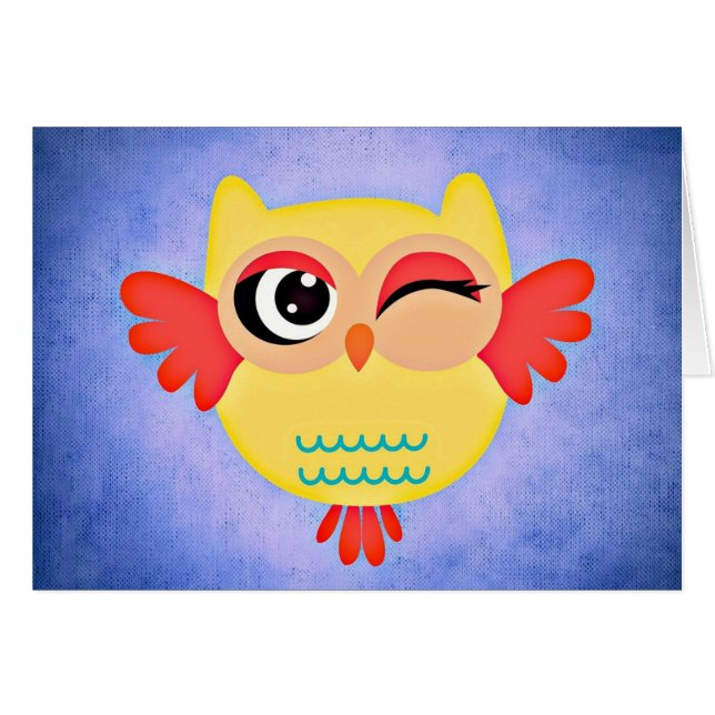 Winking Owl (Front Horizontal)