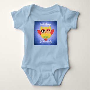 Winking Owl Baby Bodysuit