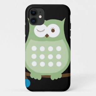 Winking Owl iPhone 5 Case (Green)