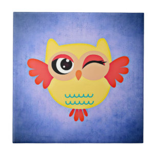 Winking Owl Tile
