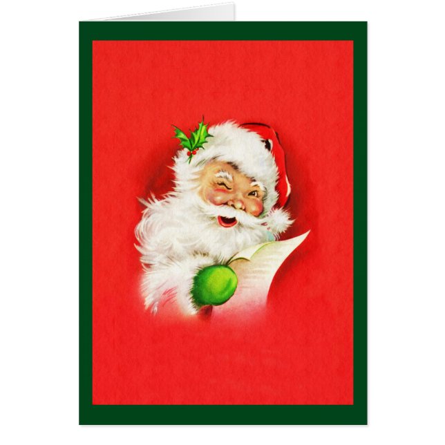 Winking Santa Claus (Front)