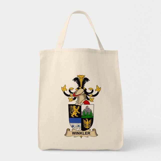 Winkler Family Crest Tote Bag (Front)