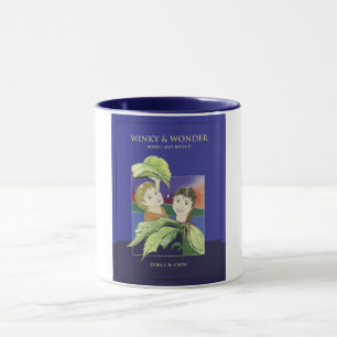 Winky and Wonder characters on mug or cup