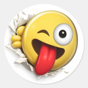 WINKY Classic Round Sticker