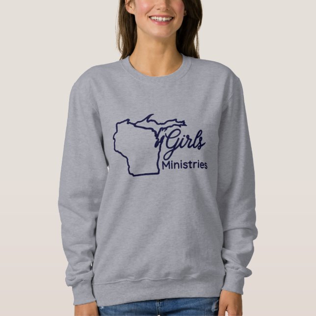 WINM GM Crew Neck Sweatshirt Grey (Front)