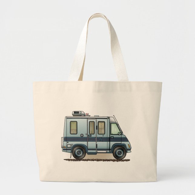 Winnebago LeSharo Camper RV Large Tote Bag (Front)
