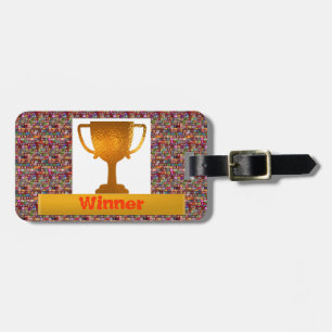 WINNER Cup (Change text to your own) Luggage Tag