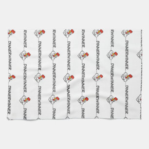 "Winner Dinner" Grill Towel Olympian Effort Apron