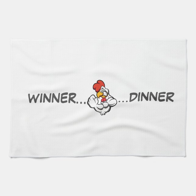 "Winner Dinner" Grill Towels Olympian Effort (Horizontal)