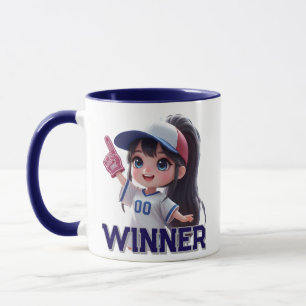 winner fan sports dall mug