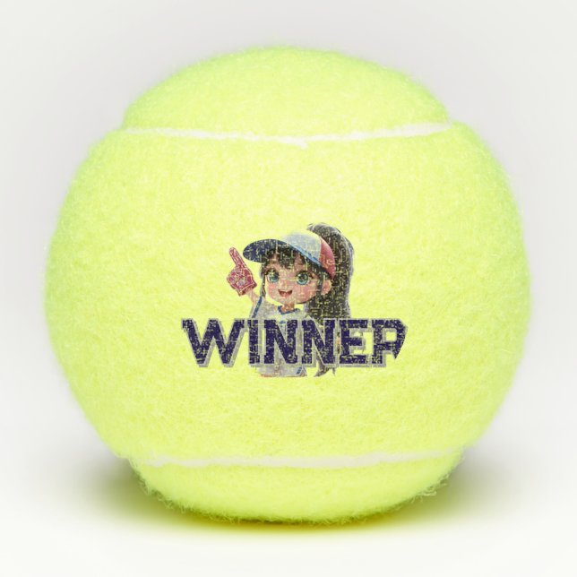 winner fan sports dall tennis balls (Front)