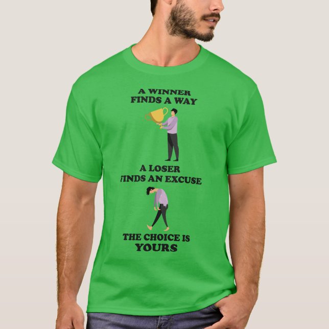Winner Finds A Way T-Shirt (Front)