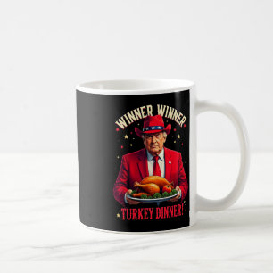 Winner Funny Winner Turkey Dinner Trump Pjs Thanks Coffee Mug