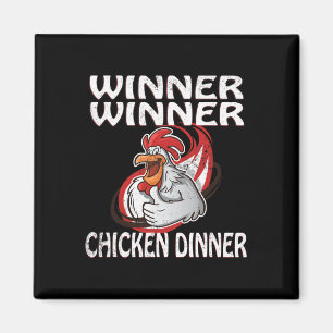 Winner Loser Video Game Chicken Dinner Game Player Magnet
