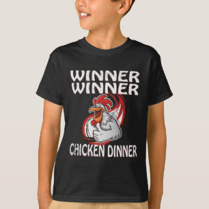Winner Loser Video Game Chicken Dinner Game Player T-Shirt