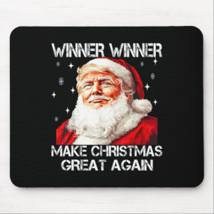 Winner Make Christmas Great Again Santa Funny Trum Mouse Mat