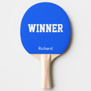 Winner Name Personalised Ping Pong Paddle
