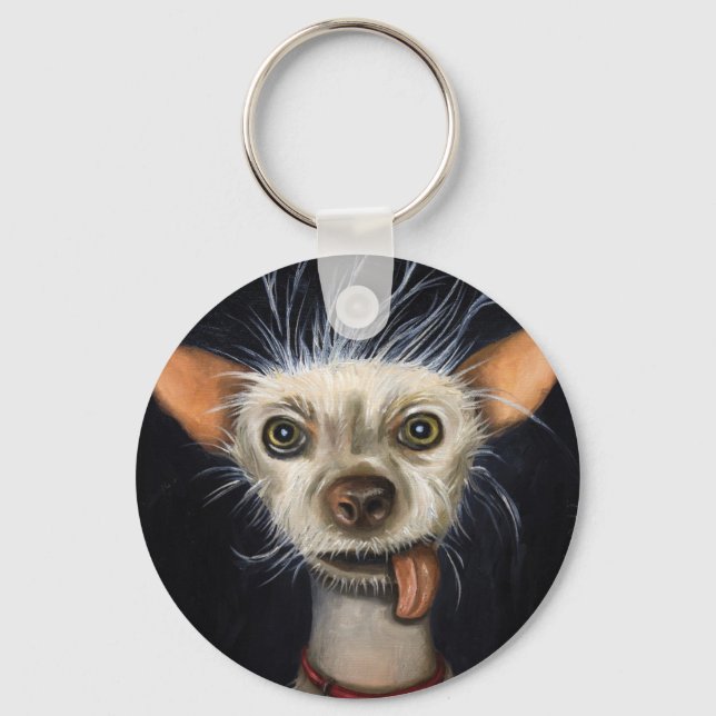 Winner of the Ugly Dog Contest 2011 Key Ring (Front)