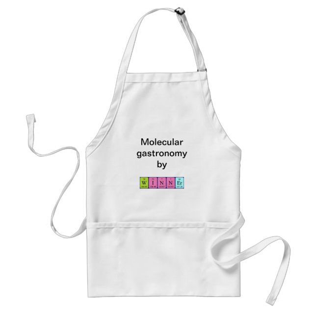 Winner periodic table name apron (Front)
