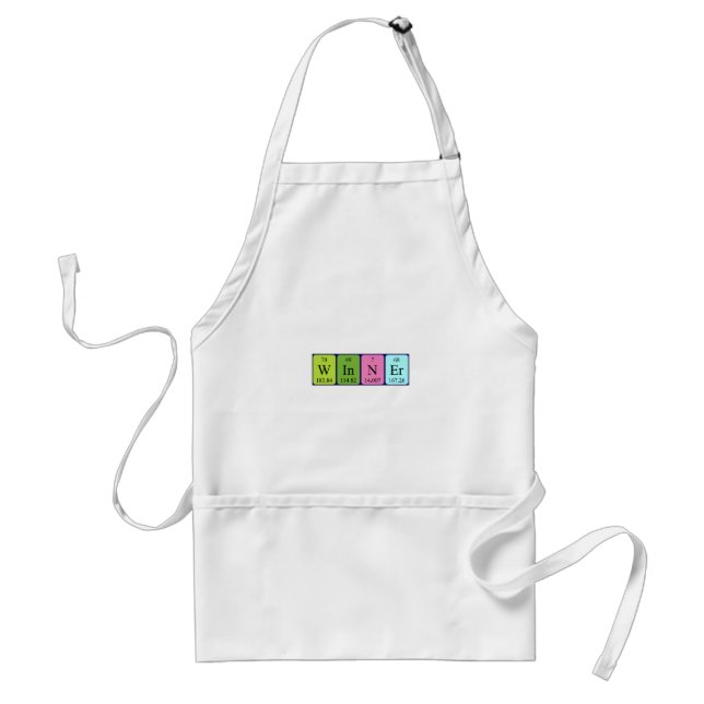 Winner periodic table name apron (Front)