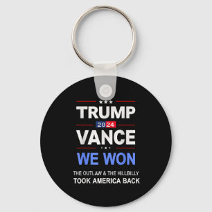 Winner Trump Vance We Won Took Byck America Keepsa Key Ring