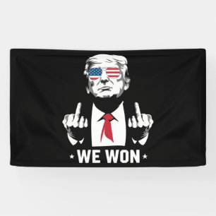 Winner Trump We Won Inauguration Day 47th  Banner