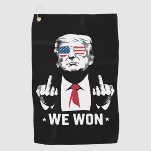 Winner Trump We Won Inauguration Day 47th  Golf Towel