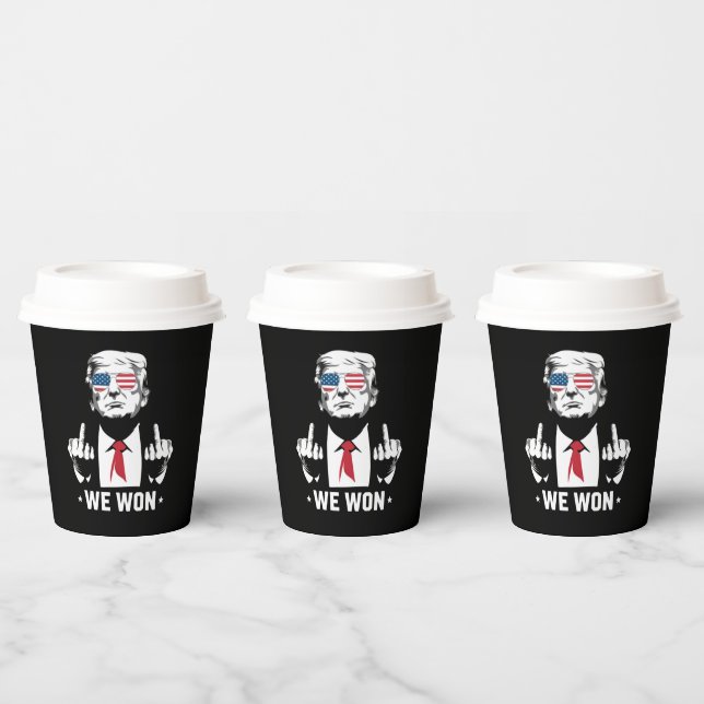 Winner Trump We Won Inauguration Day 47th  Paper Cups (Multi)