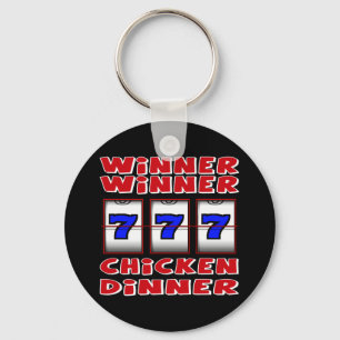 WINNER WINNER CHICKEN DINNER KEY RING