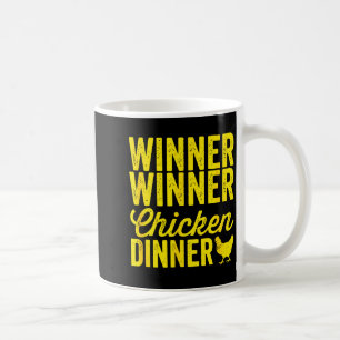 Winner Winner Chicken Dinner Silhouette (dark) Coffee Mug