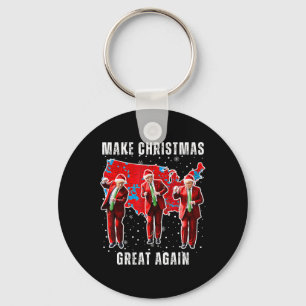 Winner Winner Christmas Dinner Santa Trump Ugly Sw Key Ring