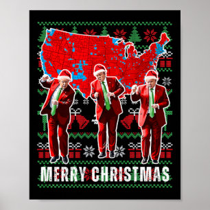 Winner Winner Christmas Dinner Santa Trump Ugly Sw Poster