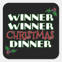 Winner winner Christmas dinner
