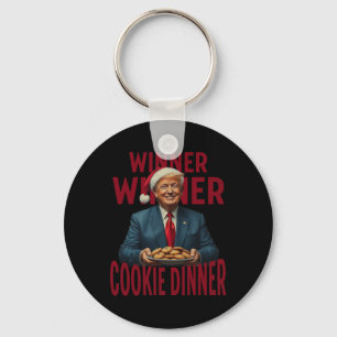 Winner Winner Cookie Dinner Funny Trump 2024 47th  Key Ring