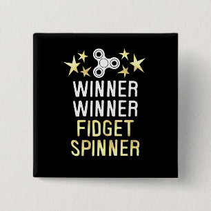 Winner Winner Fidget Spinner 15 Cm Square Badge