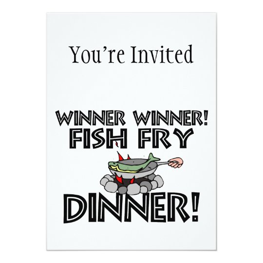 Winner Winner Fish Fry Dinner Card