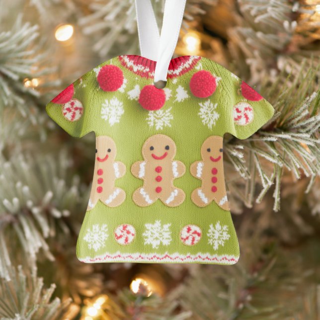 WINNER! WINNER! Tacky Christmas Sweater Contest  Ornament (Tree)
