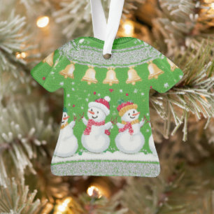 WINNER! WINNER! Tacky Christmas Sweater Contest Ornament