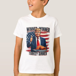 Winner Winner Turkey Dinner Funny Trump Thanksgivi T-Shirt