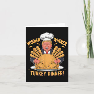 Winner Winner Turkey Dinner Thanksgiving Humour Fu Card