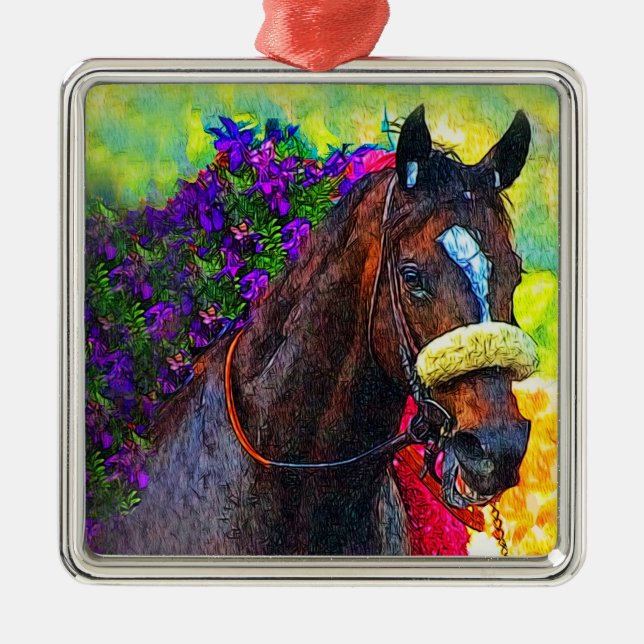 Winners Circle 2 Metal Tree Decoration (Front)