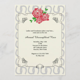 Winner's Circle Horse Racing Invitation